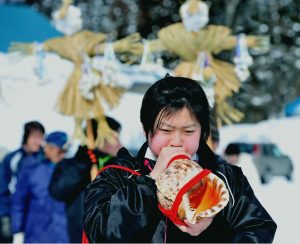 H２６人物　佳作　優秀賞　雪国の祭り